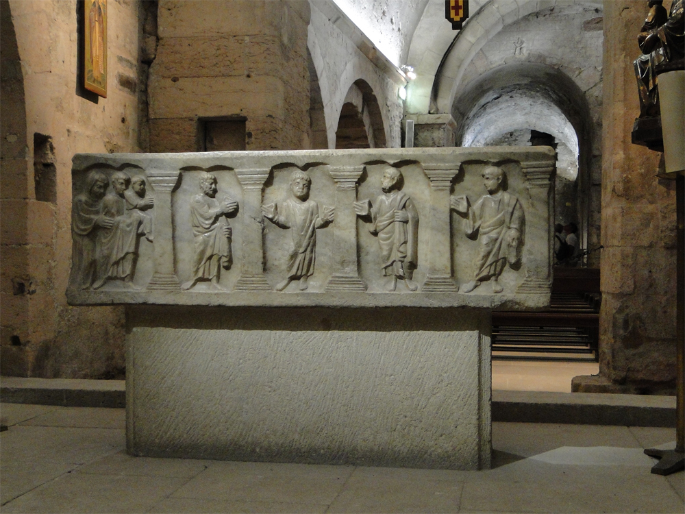 Histoire Abbaye Saint-Victor  - Marseille Abbaye Saint-Victor Sarcophage de St Cassien