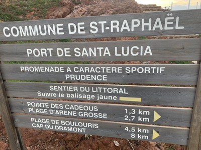 Sentier du Littoral Santa Lucia