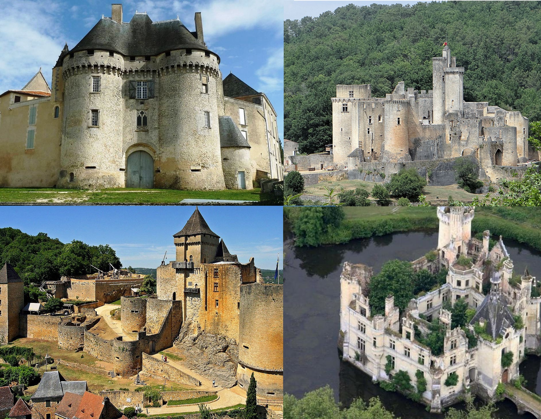 Les châteaux de Nouvelle-Aquitaine  