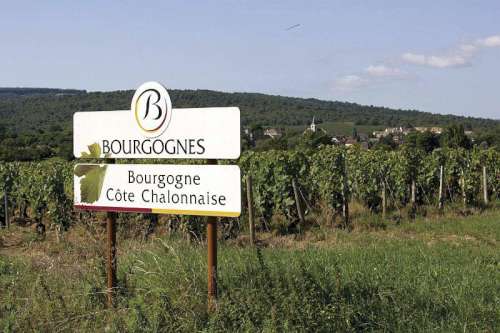 Route des vins de la Côte Chalonnaise en voiture