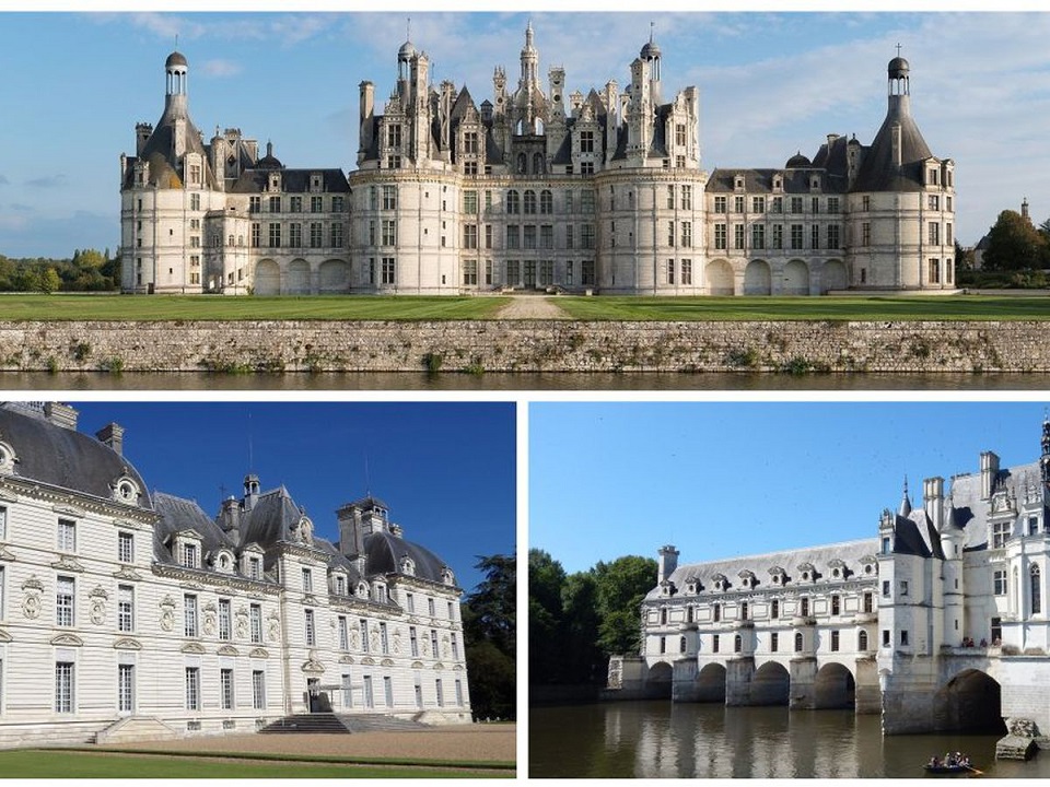 Circuit touristique les châteaux de la Loire
