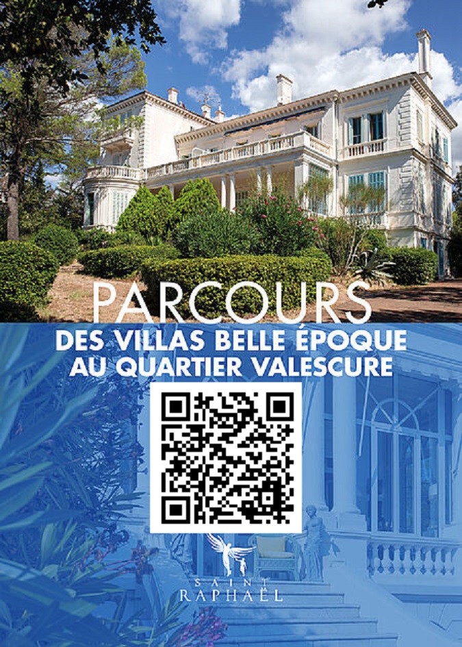  Affiche parcours Villas Belle epoque Valescure