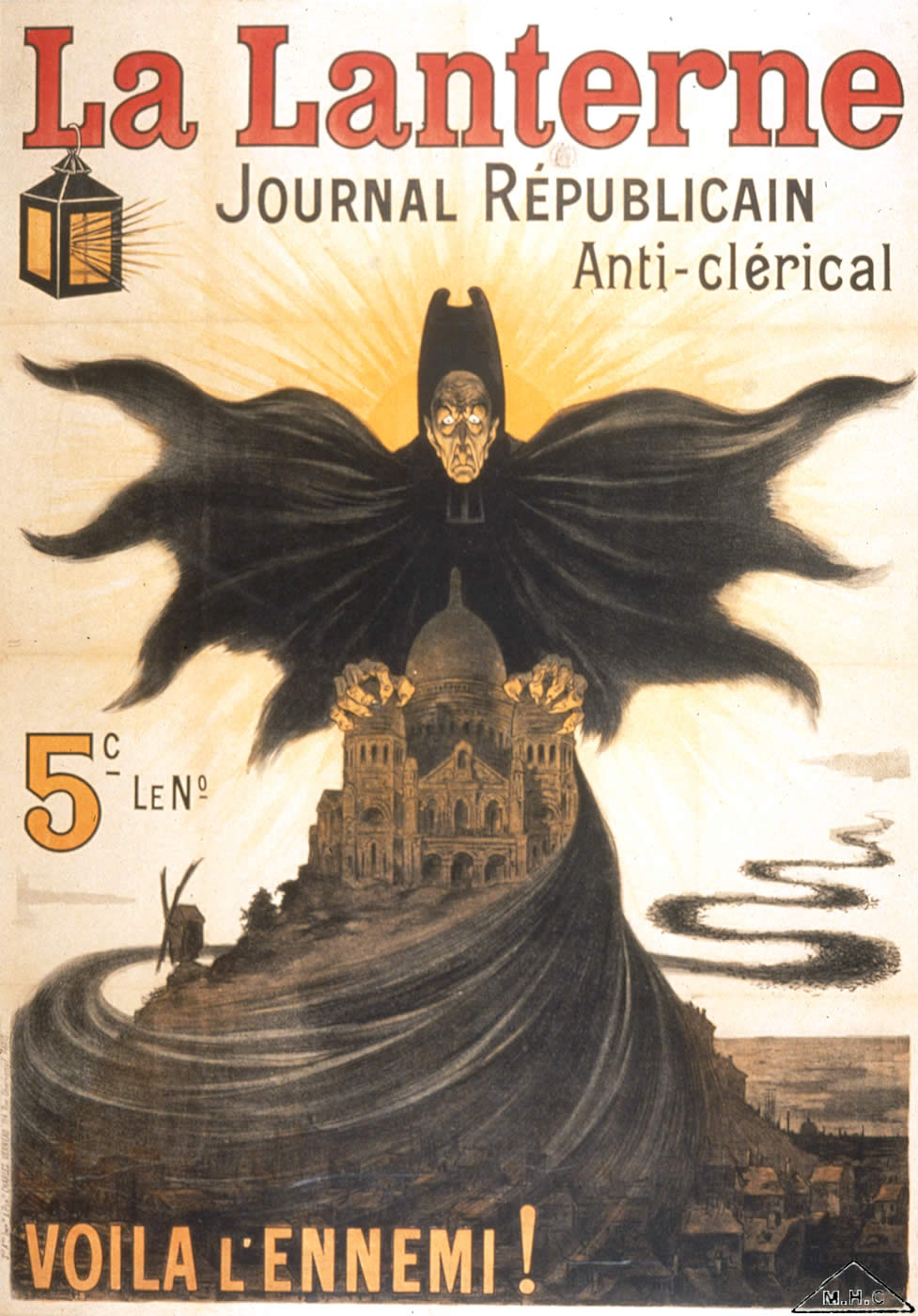   la lanterne journal républicain anticlérical 