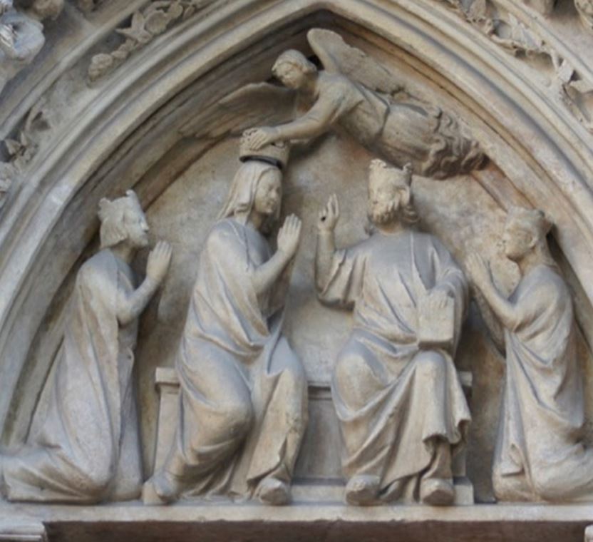 Statue Saint Louis et Marguerite de Provence Notre Dame